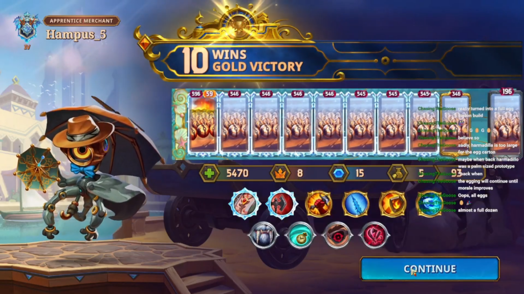 Nanobots Dooley 10 Win Build - Game Plan
